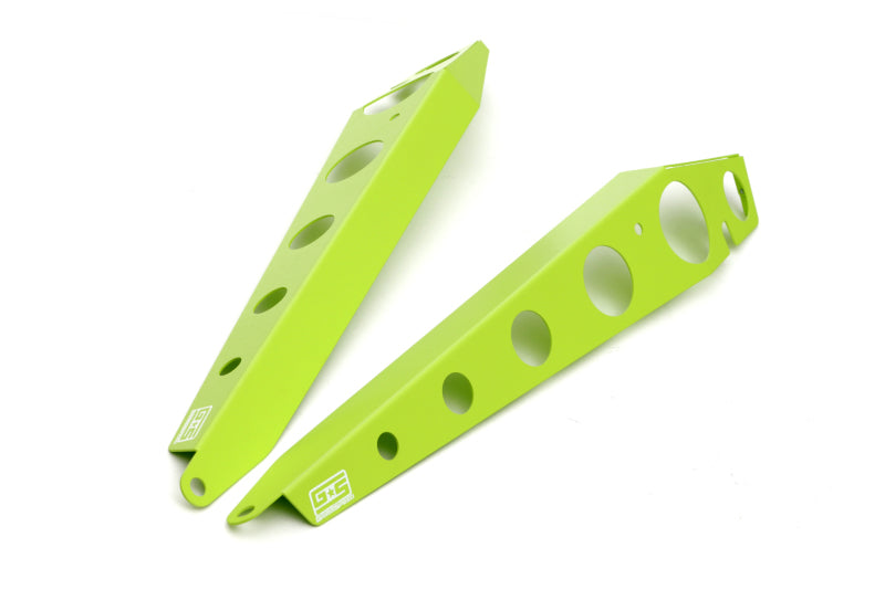 GrimmSpeed 15+ Subaru WRX/STI Fender Shroud - Neon Green Powdercoat.