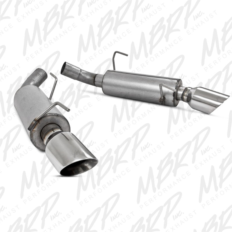 MBRP 05-10 Ford Mustang GT 5.0/Shelby GT500 Dual Mufflers Axle Back Split Rear AL.
