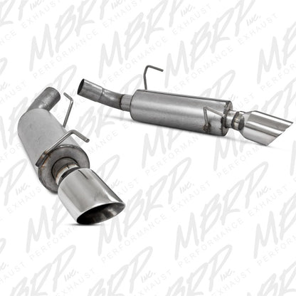 MBRP 05-10 Ford Mustang GT 5.0/Shelby GT500 Dual Mufflers Axle Back Split Rear AL.