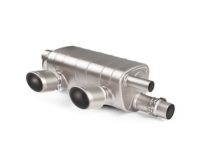 Akrapovic 16-17 Porsche 911 Carrera S/4/4S/GTS (991.2) Slip-On Line (Titanium) w/ Titanium Tips.