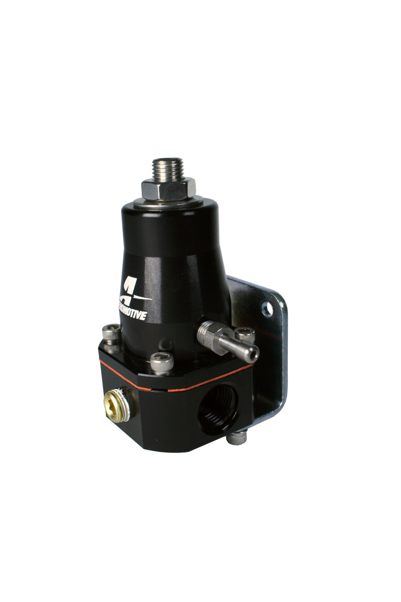 Aeromotive Adjustable Regulator Billet EFI Bypass - (2) -6 Inlets/(1) -6 Return - Black.