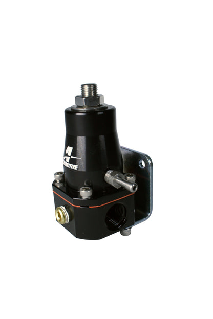 Aeromotive Adjustable Regulator Billet EFI Bypass - (2) -6 Inlets/(1) -6 Return - Black.