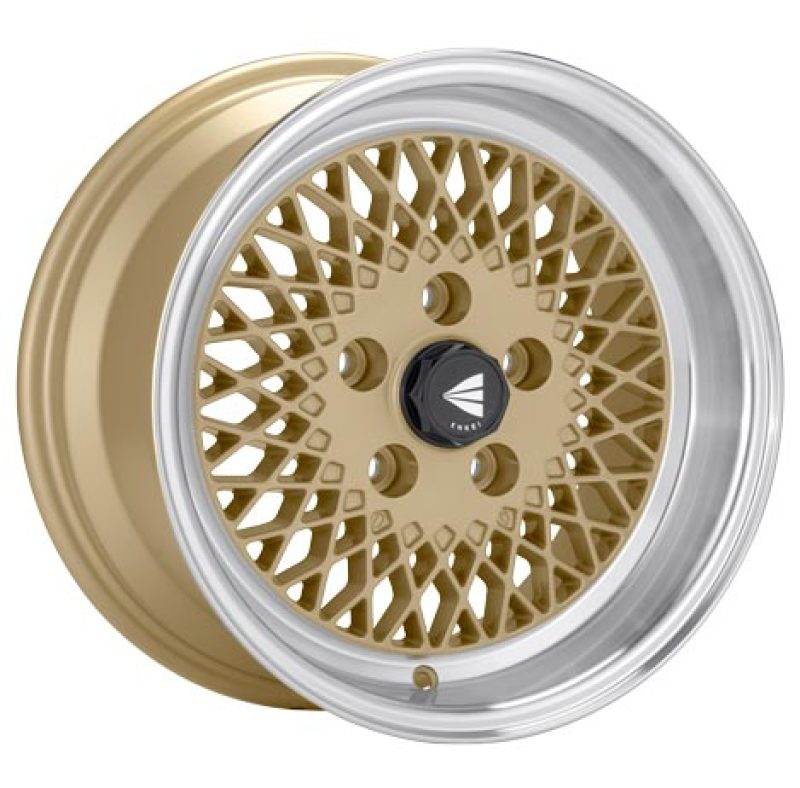 Enkei92 Classic Line 15x7 38mm Offset 4x114.3 Bolt Pattern Gold Wheel.