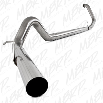 MBRP 1999-2003 Ford F-250/350 7.3L 4in Turbo Back Single No Muffler T409 SLM Series Exhaust System.