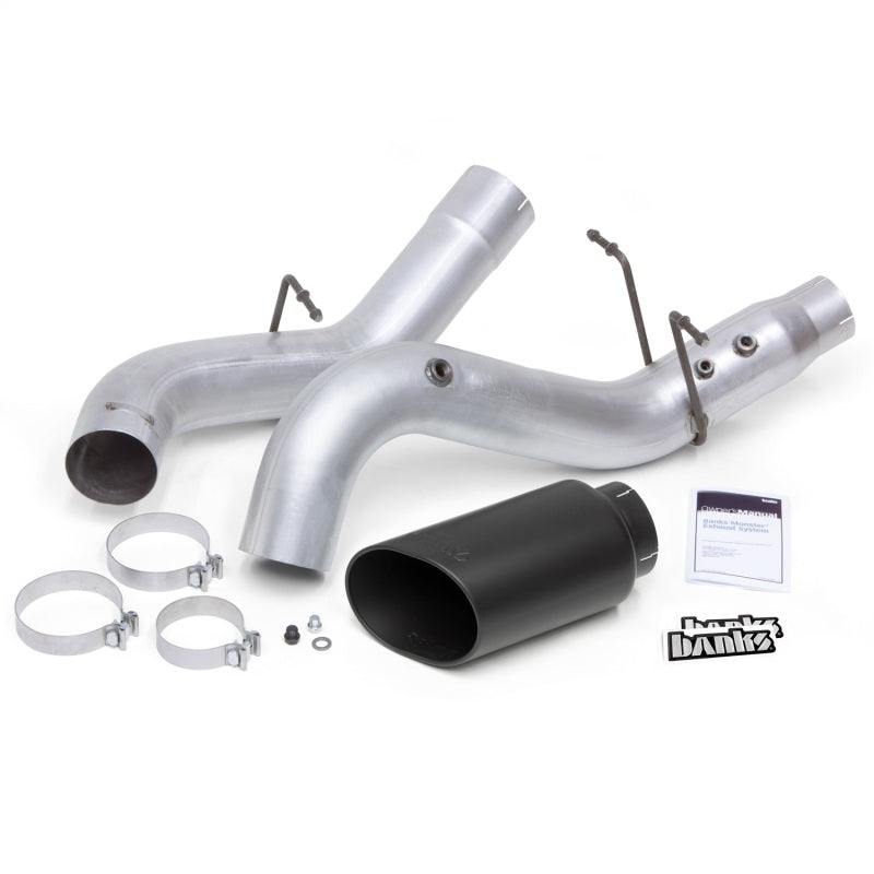 Banks Power 17-19 Chevy Duramax L5P 2500/3500 Monster Exhaust System w/ Black Tip.