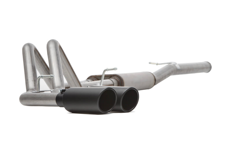 Gibson 11-19 Chevrolet Silverado 2500 HD LT 6.0L 3.5in/3in Cat-Back Dual Sport Exhaust - Black Elite.