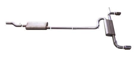 Gibson 07-14 Ford Edge SE 3.5L 2.5in Cat-Back Dual Split Exhaust - Aluminized.