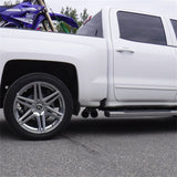 MBRP 09+ Chevrolet Silverado 1500 3in Cat Back Pre-Axle Dual Outlet w/ 4in Tip - Black.