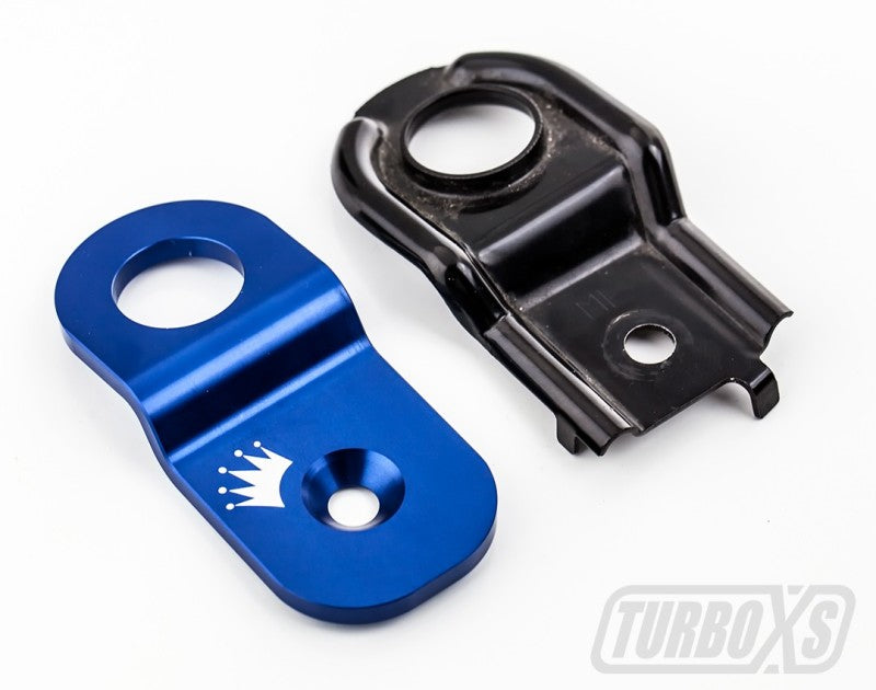 Turbo XS 15-16 Subaru WRX/STI Billet Aluminum Radiator Stay - Black.