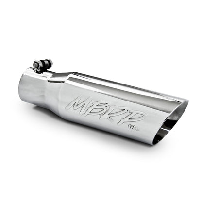 MBRP Universal Tip 3in O.D. Dual Wall Angled 2 inlet 12 length.