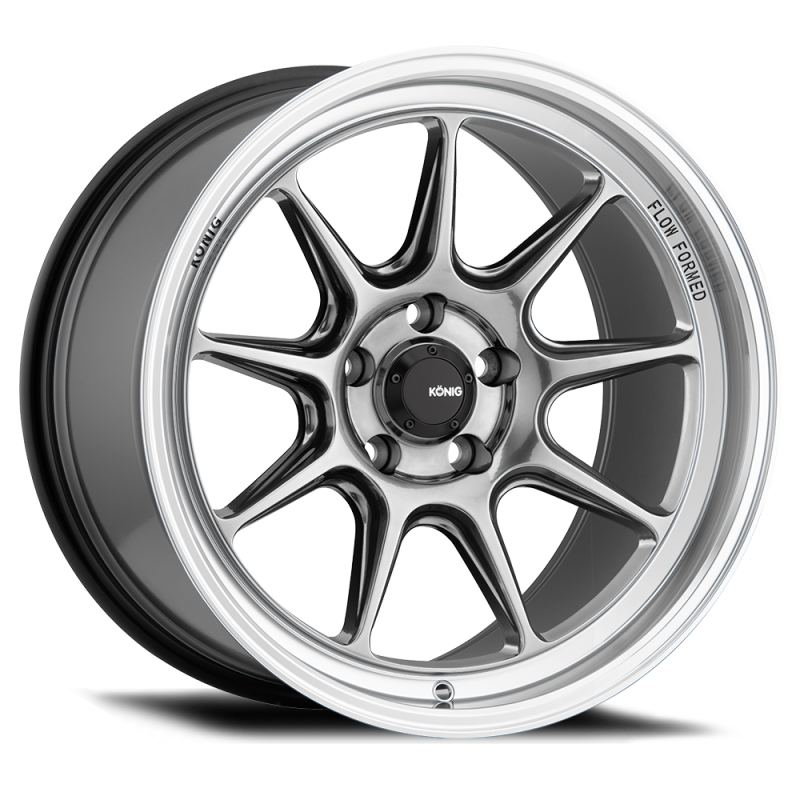 Konig Countergram 15x8 4x100 ET25 Hyper Chrome / Machined Lip.