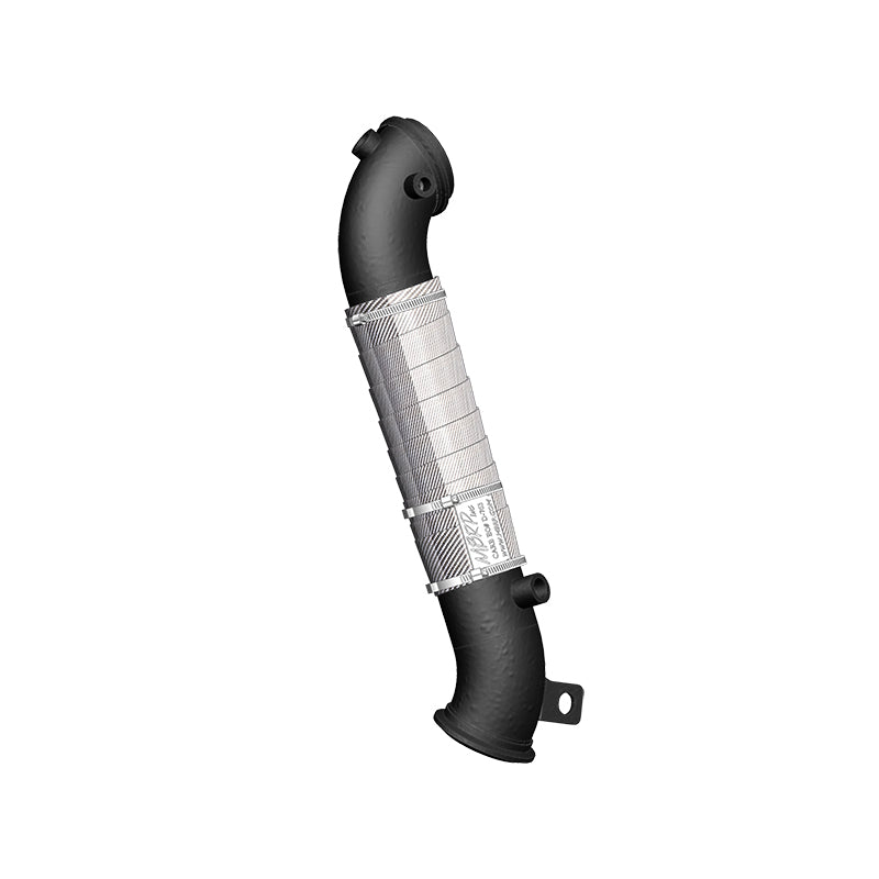 MBRP 11-15 Chev/GMC 6.6L Duramax 3in Black Turbo Down Pipe.