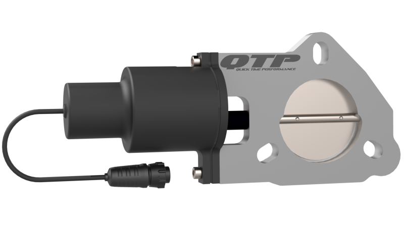 QTP 2.25in Bolt-On QTEC Electric Cutout Valve - Single.