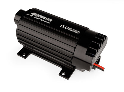 Aeromotive 5.0 Brushless Spur Gear External Fuel Pump w/ Mounting Feet.