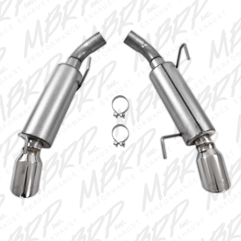 MBRP 05-10 Ford Mustang GT 5.0/Shelby GT500 Dual Mufflers Axle Back Split Rear AL.