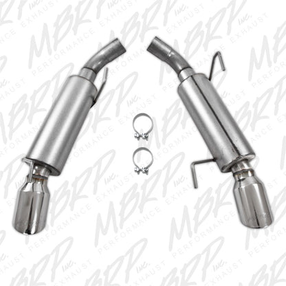 MBRP 05-10 Ford Mustang GT 5.0/Shelby GT500 Dual Mufflers Axle Back Split Rear AL.