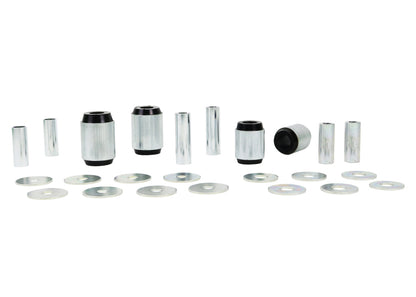 Whiteline Plus 02-09 Lexus GX470 / 06+ Toyota FJ Cruiser Fr C/A - Lwr Inner Front & Rear Bushing Kit.