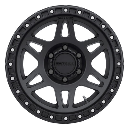 Method MR312 17x8.5 0mm Offset 6x135 87mm CB Matte Black Wheel.