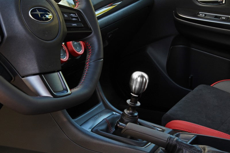 Perrin 15+ WRX w/ Rattle Fix Barrel 1.85in Brushed Stainless Steel Shift Knob.
