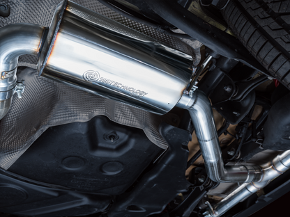 AWE Tuning Touring Catback Exhaust - Diamond Black Tips | 3015-33658