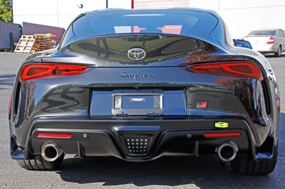 Perrin 2020 Toyota Supra Tow Hook Kit (Rear) - Neon Yellow.