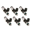Injector Dynamics 1340cc Injectors - 48mm Length - 14mm Grey Top - 14mm Lower O-Ring (Set of 6).