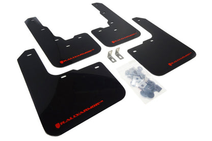 Rally Armor 2013-2016 Dodge Dart UR Black Mud Flap w/ Red Logo.