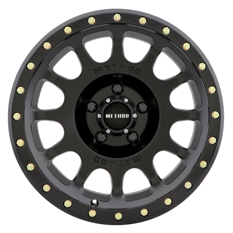 Method MR305 NV 18x9 +25mm Offset 5x150 116.5mm CB Matte Black Wheel.