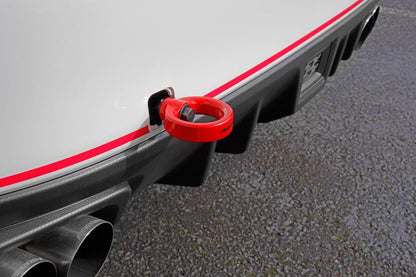Perrin 15-19 Subaru WRX/STI Tow Hook Kit (Rear) - Red.