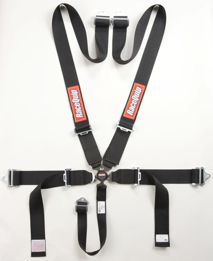 RaceQuip Black SFI CAMLOCK 5pt PD Lap Seat Belt.