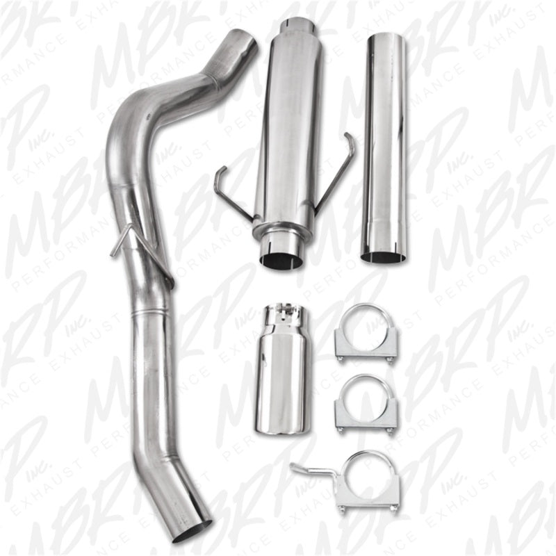 MBRP 2004.5-2007 Dodge 2500/3500 Cummins 600/610 Cat Back Single Side.