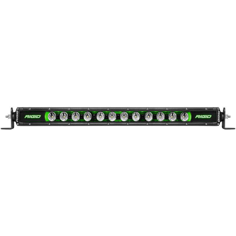Rigid Industries 20in Radiance Plus SR-Series Single Row LED Light Bar with 8 Backlight Options.