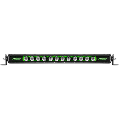 Rigid Industries 20in Radiance Plus SR-Series Single Row LED Light Bar with 8 Backlight Options.