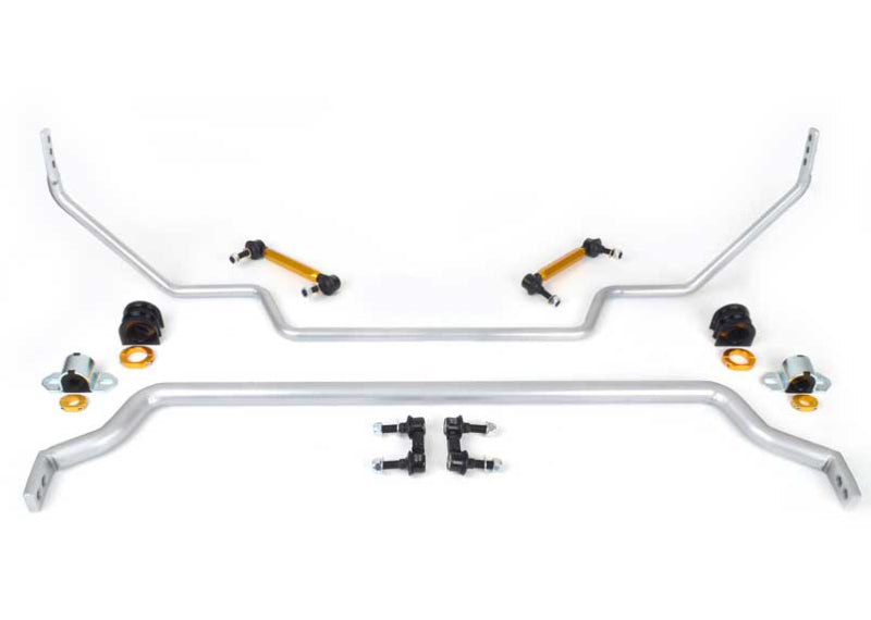 Whiteline 09-14 Nissan GT-R Front and Rear Swaybar Kit.
