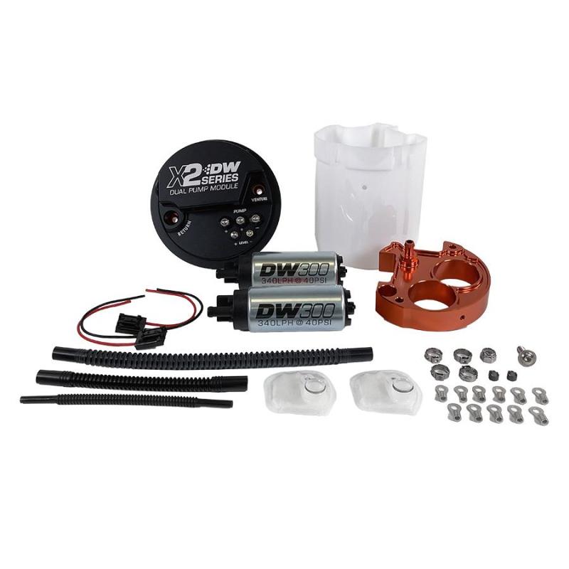 DeatschWerks 08-21 Subaru WRX/STI X2 Series Fuel Pump Module w/ Dual DW300 Pumps.