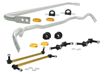 Whiteline 10-14 Hyundai Genesis Coupe 2.0T / 2.0T Premium Front & Rear Sway Bar Kit.