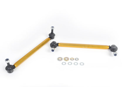 Whiteline 05+ BMW 1 Series/3/05-10/11 3 Series Front Swaybar - Link Assembly  H/Duty Adj Steel Bal.