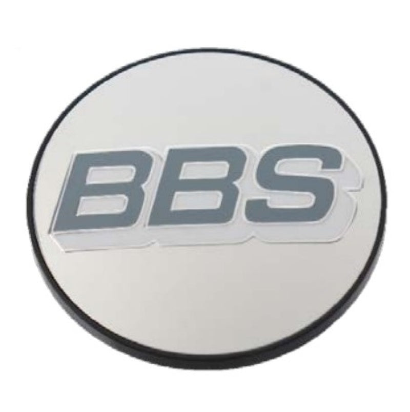 BBS Center Cap 56mm Polished/Grey & White.