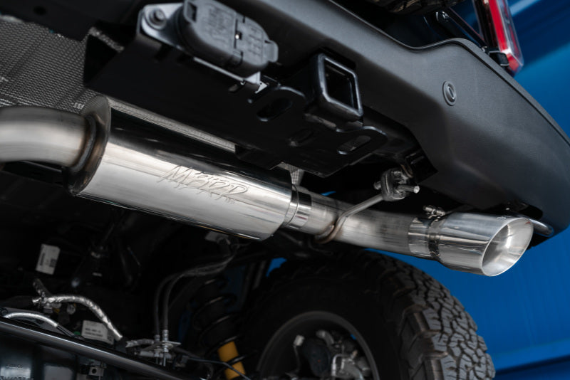 MBRP 2021+ Ford Bronco 2.3L/2.7L EcoBoost 3in Aluminized Steel Catback Exhaust.