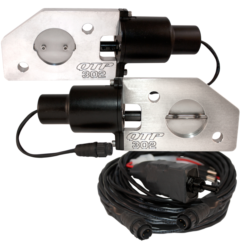 QTP 3in Bolt-On QTEC Electric Cutout Valve - Single.