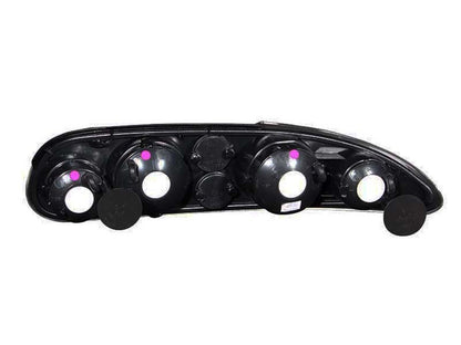 ANZO 1993-2002 Chevrolet Camaro Taillights Dark Smoke.