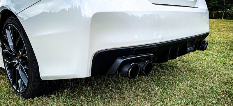 MBRP 15-19 Subaru WRX 2.0L/STI 2.5L 3in Dual Split Rear Exit w/ 3.5in Tips - T304 (Street Version).