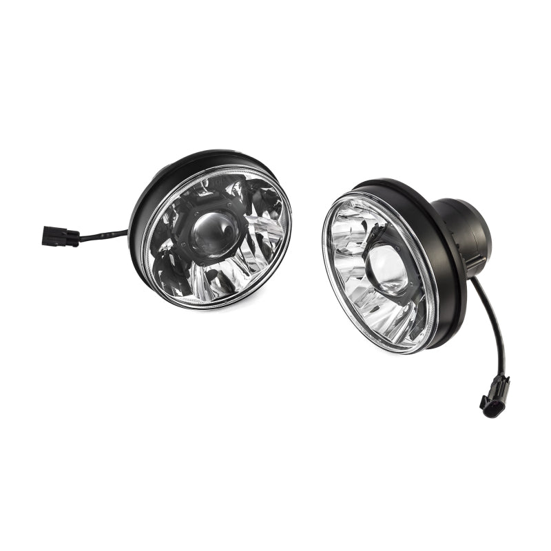KC HiLiTES 07-18 Jeep JK (Not for Rubicon/Sahara) 7in. Gravity LED Pro DOT Headlight (Pair Pack Sys).