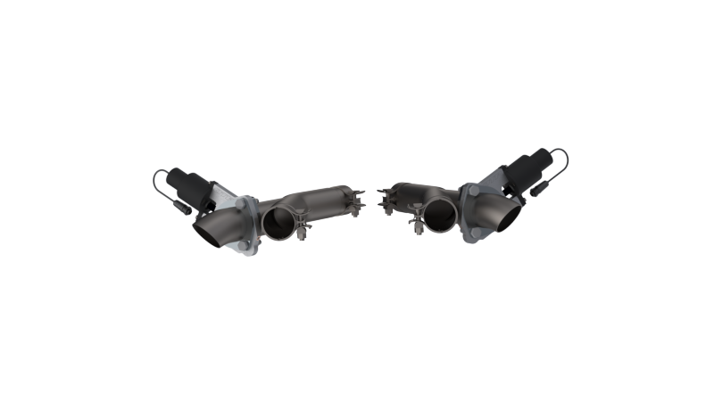 QTP 11-18 Dodge Durango 5.7L 2.5in 304SS Aggressor Cutout Dual Mid Pipes.