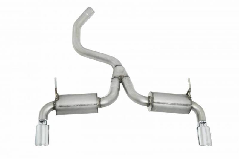 Gibson 14-20 Jeep Cherokee 3.2L 2.5in/2.25in Cat-Back Dual Split Exhaust - Stainless.