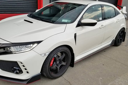 Rally Armor 17-18 Honda Civic Type R (Type R Only) UR Black Mud Flap w/ Dark Grey Logo.
