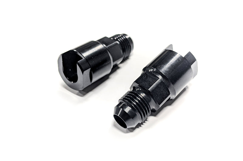 Haltech Flex Fuel Fittings 3/8 (GM Spring Lock) to -6AN Male (Incl Two Fittings).