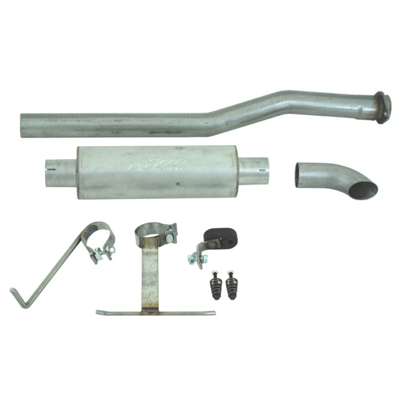 MBRP 98-11 Ford Ranger 3.0/4.0L Cat Back Single Side Turn Down Aluminized Exhaust.