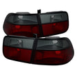 Spyder Honda Civic 96-00 2Dr Crystal Tail Lights Red Smoke ALT-YD-HC96-2D-CRY-RS.