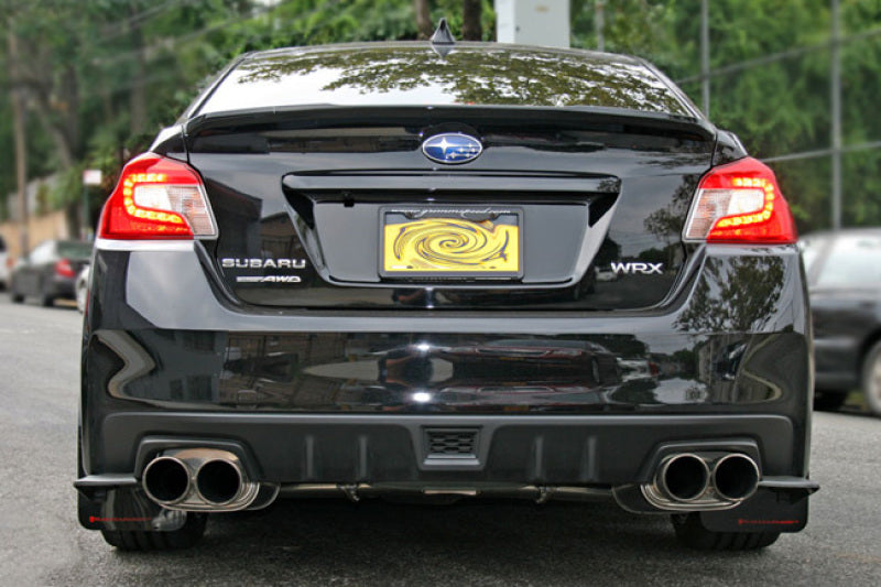 Rally Armor 15+ Subaru WRX & STi Sedan Only UR Black Mud Flap w/ Grey Logo.